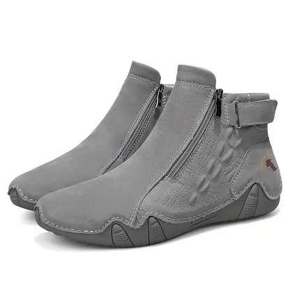 CRANBROOK™ MEN'S STYLISH SOLID COLOR ZIPPER BOOTS