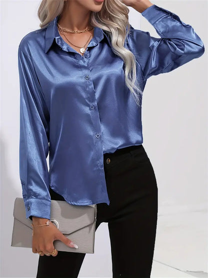 STELLA™ SATIN-LIKE BLOUSE