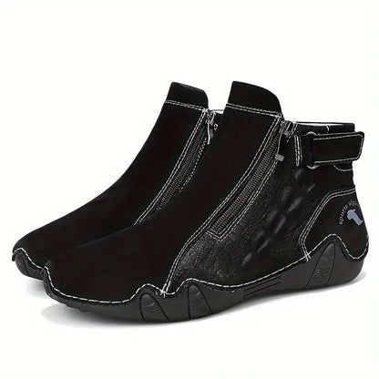 CRANBROOK™ MEN'S STYLISH SOLID COLOR ZIPPER BOOTS