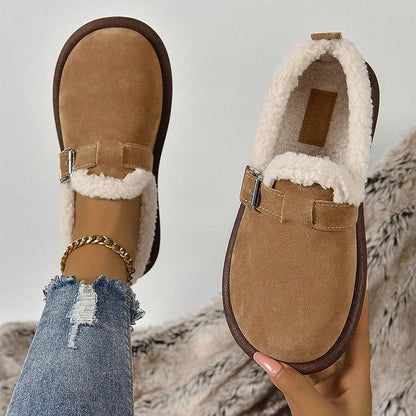 ALBERTA™ PLUSH ROUND TOE SLIP-ON ORTHOPEDIC SHOES
