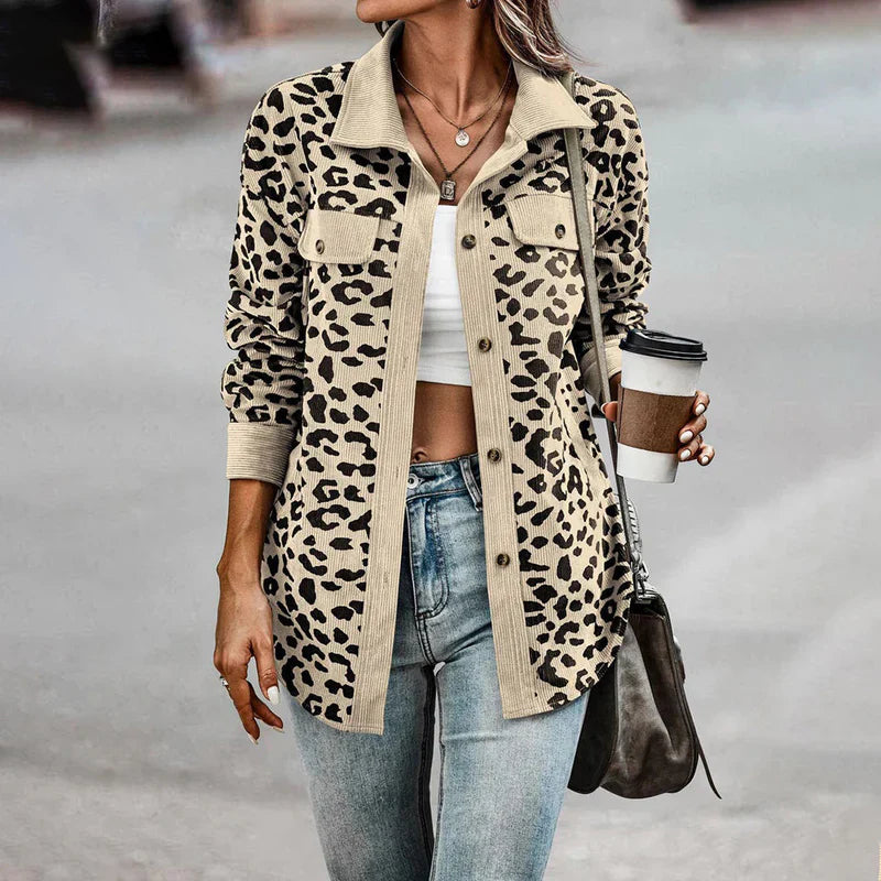 SERAPHÉ™ LEOPARD PRINT BLAZER