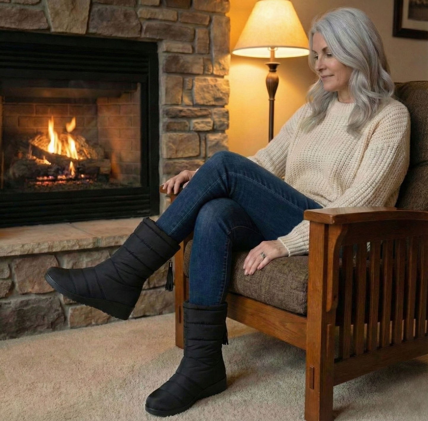 LIVIA™ WATERPROOF WINTER WARM COTTON BOOTS