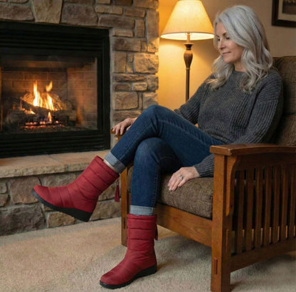 LIVIA™ WATERPROOF WINTER WARM COTTON BOOTS