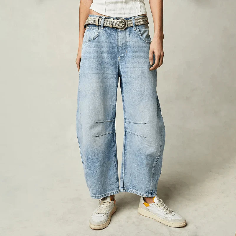CALVÉA™ WIDE-LEG HIGH-WAIST JEANS