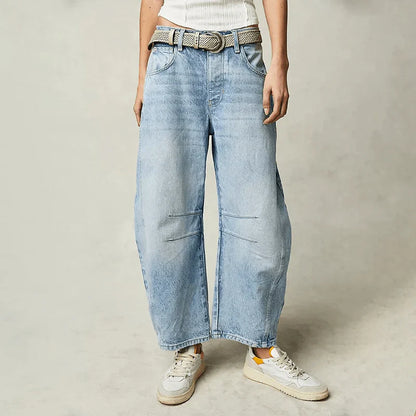 CALVÉA™ WIDE-LEG HIGH-WAIST JEANS
