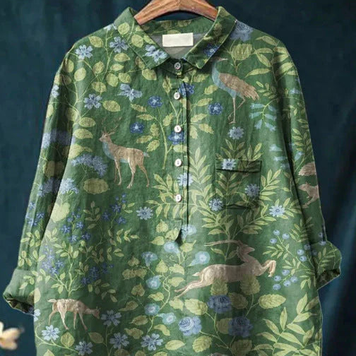 ELLE™ | VINTAGE FLORAL BLOUSE