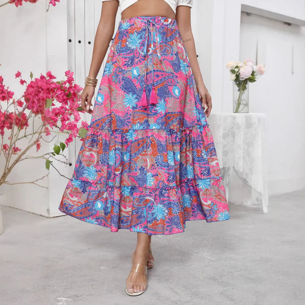 SOLÉA™ BOHO MAXI SKIRT