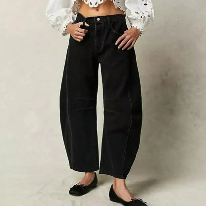 CALVÉA™ WIDE-LEG HIGH-WAIST JEANS