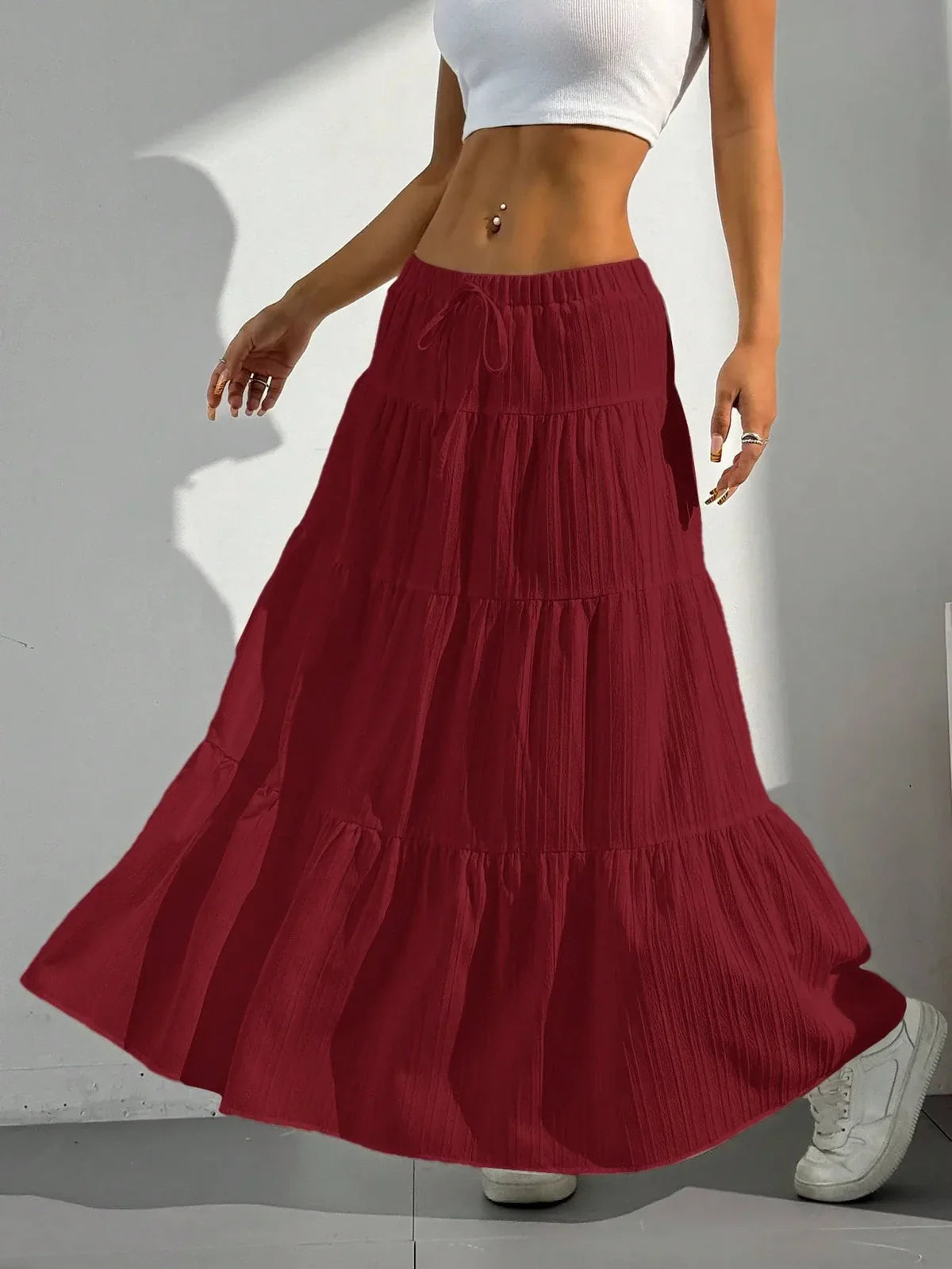 ISOLA™ TIERED MAXI SKIRT