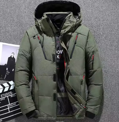 PICTOU™ MEN'S WHITE DUCK DOWN JACKET