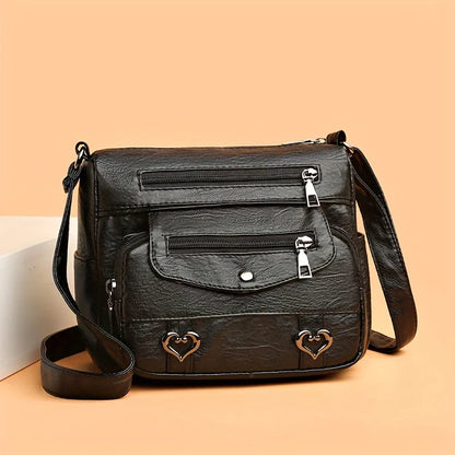 SWEETHEART CHARM™ — CHIC HEART CHARM CROSSBODY BAG FOR WOMEN