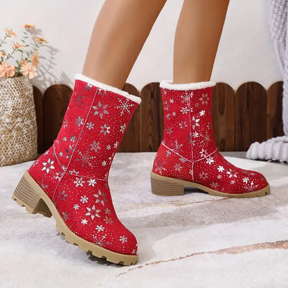 BRIERFIELD™ PLUSH LINED CHUNKY HEEL WINTER BOOTS