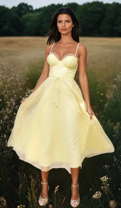 ÉTOILE™ – STRAPLESS CHIFFON PRINCESS EVENING DRESS