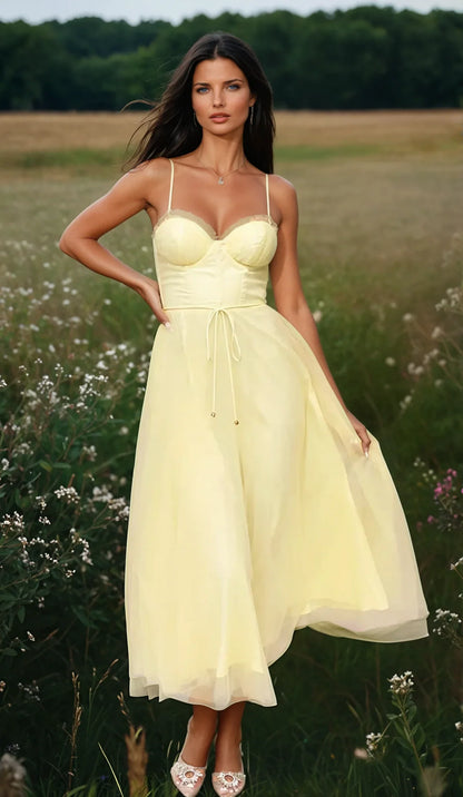 ÉTOILE™ – STRAPLESS CHIFFON PRINCESS EVENING DRESS
