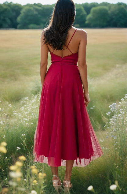 ÉTOILE™ – STRAPLESS CHIFFON PRINCESS EVENING DRESS