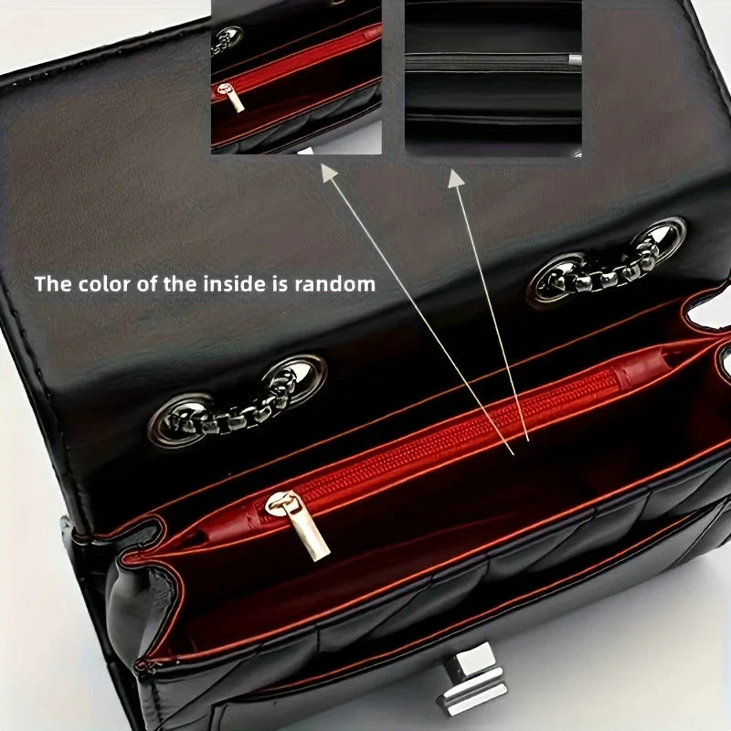 NOIR TARTANE™ — ELEGANT BLACK MINI TARTAN CROSSBODY BAG