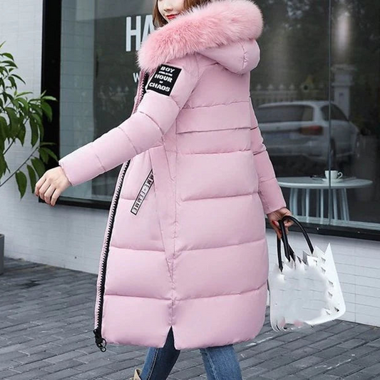FREIA™ - LONG COAT WITH FUR COLLAR