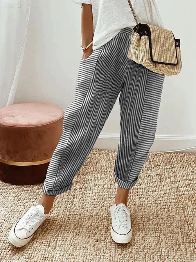 WOMEN STRIPE PANTS