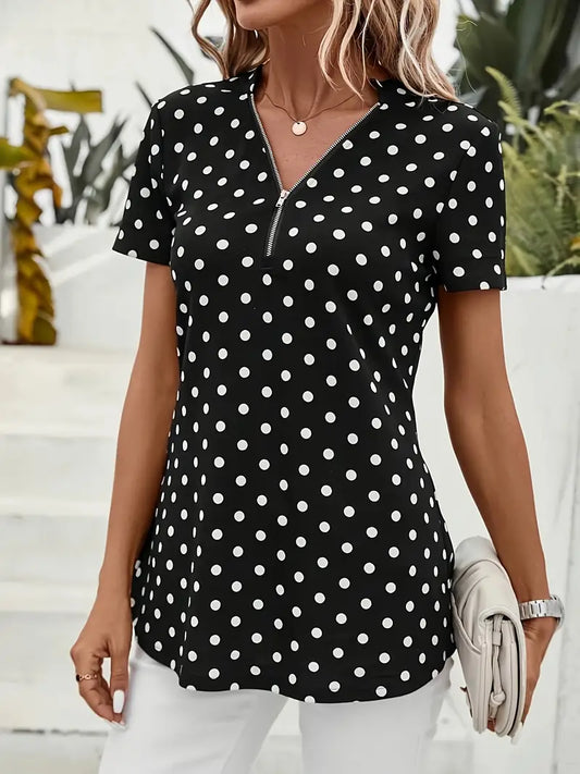 AURORA™ POLKA DOT BLOUSE