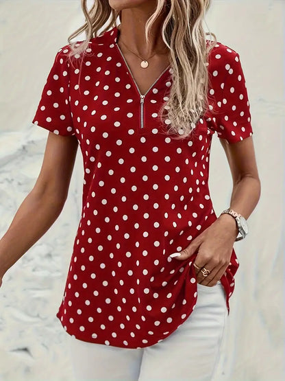 AURORA™ POLKA DOT BLOUSE
