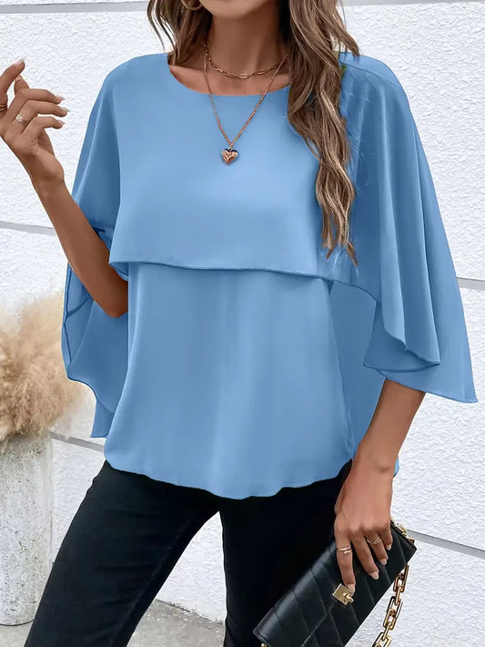 CELINA™ ASYMMETRICAL BLOUSE