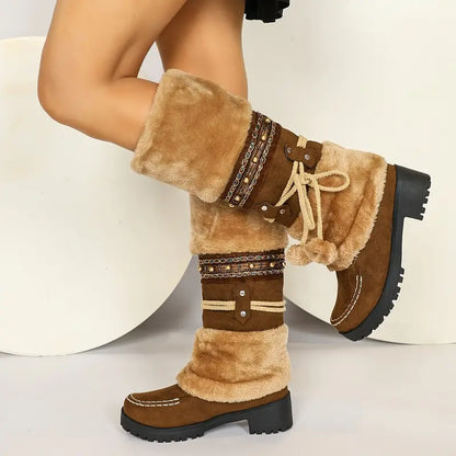 MISTASSINI™ WINTER BOOTS – WARM MID-CALF FLEECE