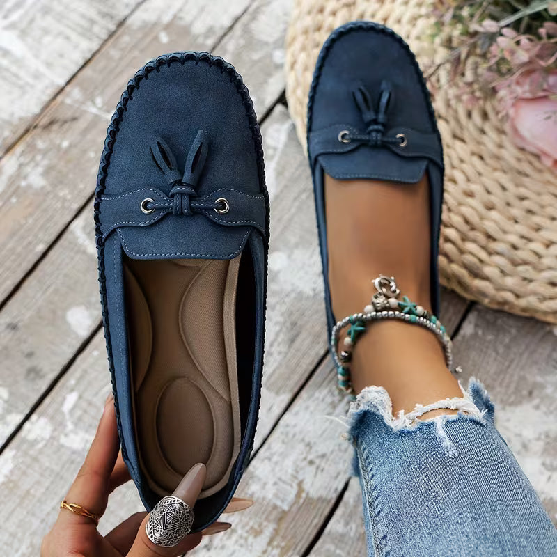 CERES | WHEAT-EMBELLISHED COMFORT-FIT LOAFERS