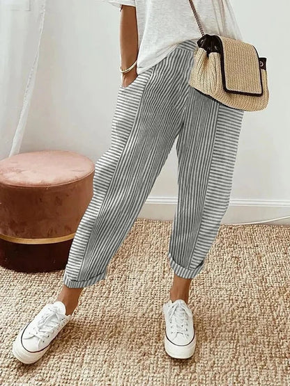 WOMEN STRIPE PANTS