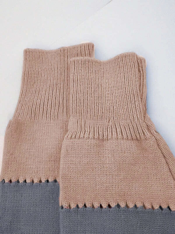 NOVA™ LEOPARD COLORBLOCK KNIT SWEATER