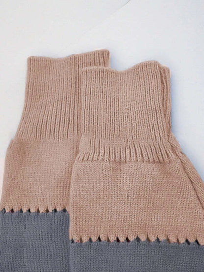 NOVA™ LEOPARD COLORBLOCK KNIT SWEATER