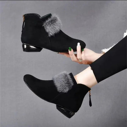 MIRELLA™ - WATERPROOF WARM SNOW BOOTS WITH ZIPPER FOR WOMEN