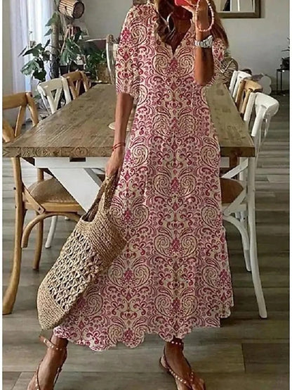 MAYA™ BOHO TUMMY COVERAGE DRESS