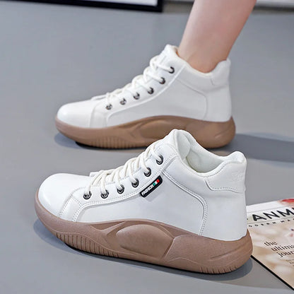 WOMEN'S PREMIUM HIGH TOP THICK SOLE BOOTS - 2025 CANADA BEST SELLER