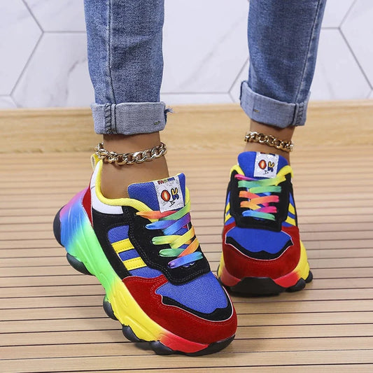 PREMIUM RAINBOW ORTHOPEDIC SNEAKERS - CANADA BEST SELLER