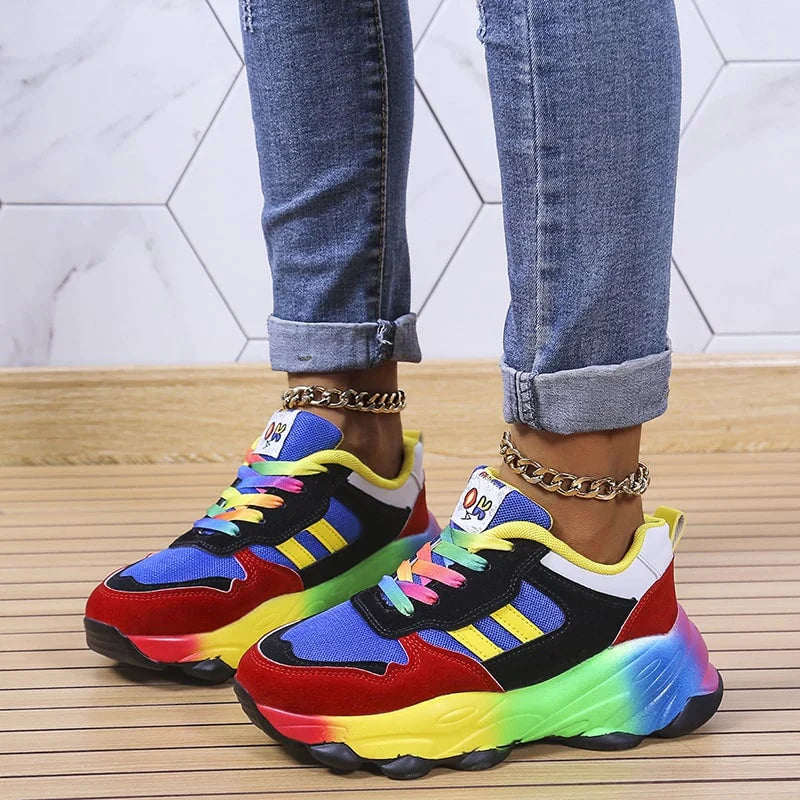 PREMIUM RAINBOW ORTHOPEDIC SNEAKERS - CANADA BEST SELLER