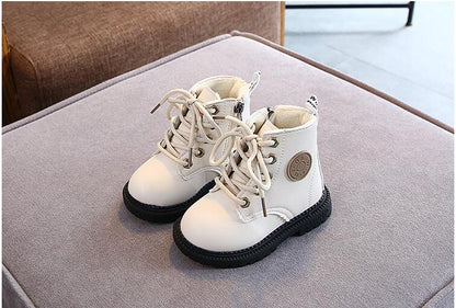 KIDS LEATHER NON-SLIP WARM BOOTS 2025