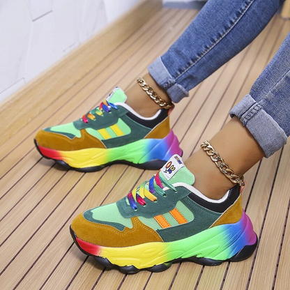PREMIUM RAINBOW ORTHOPEDIC SNEAKERS - CANADA BEST SELLER