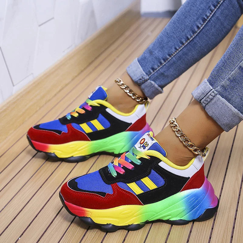 PREMIUM RAINBOW ORTHOPEDIC SNEAKERS - CANADA BEST SELLER