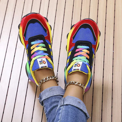 PREMIUM RAINBOW ORTHOPEDIC SNEAKERS - CANADA BEST SELLER