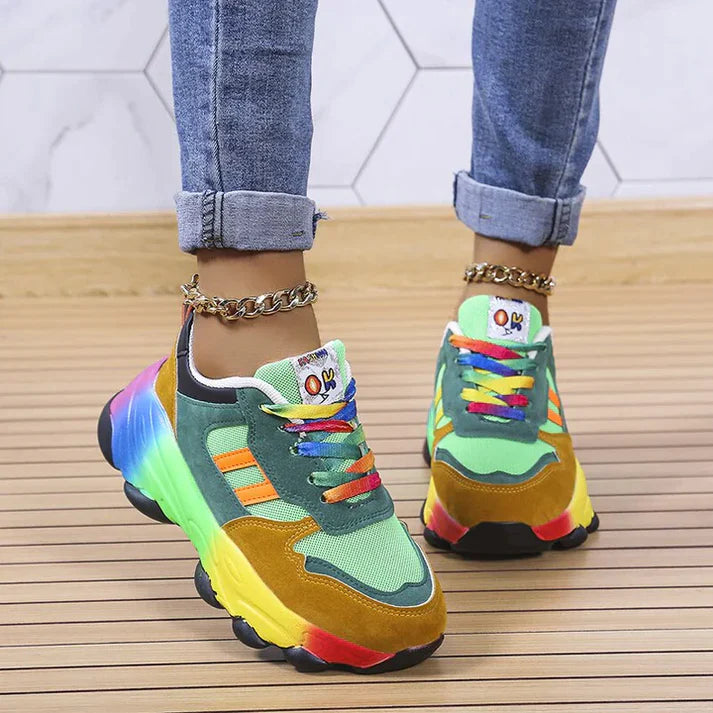 PREMIUM RAINBOW ORTHOPEDIC SNEAKERS - CANADA BEST SELLER